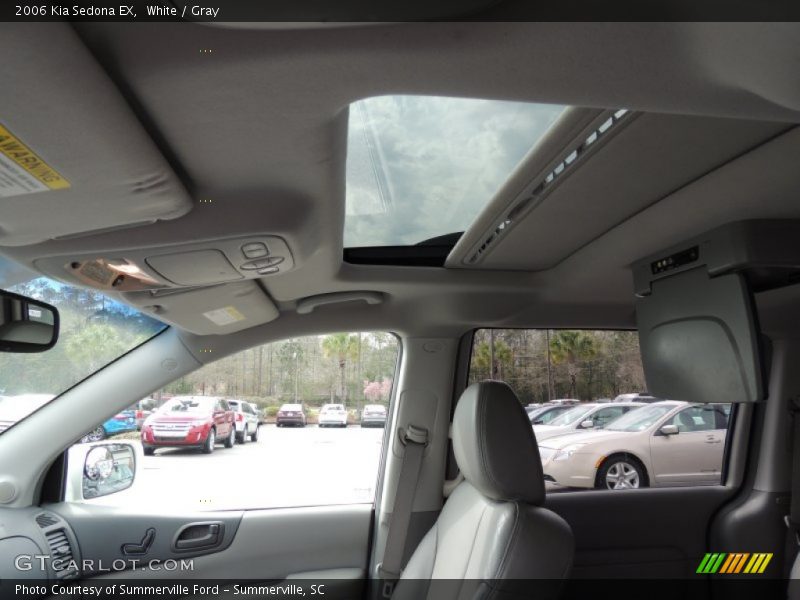 White / Gray 2006 Kia Sedona EX