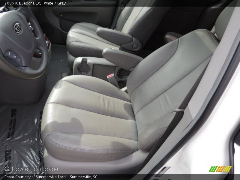 White / Gray 2006 Kia Sedona EX