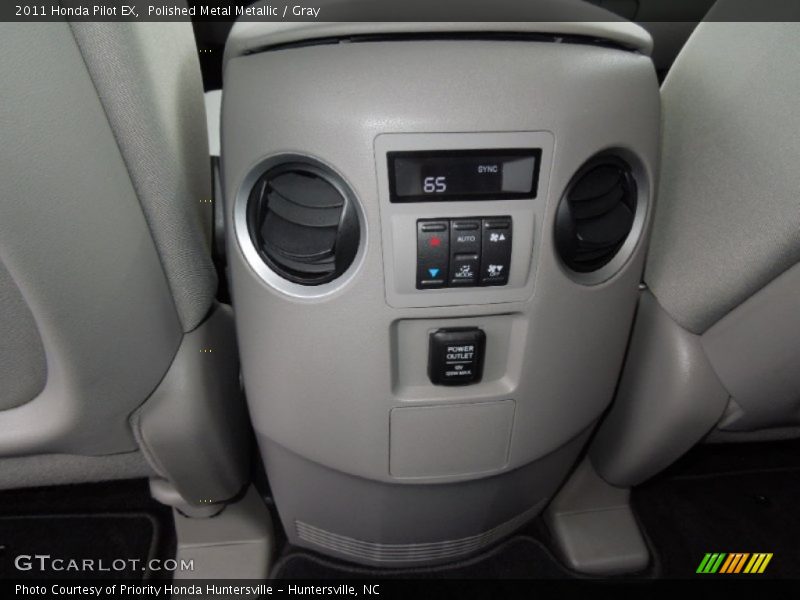 Polished Metal Metallic / Gray 2011 Honda Pilot EX