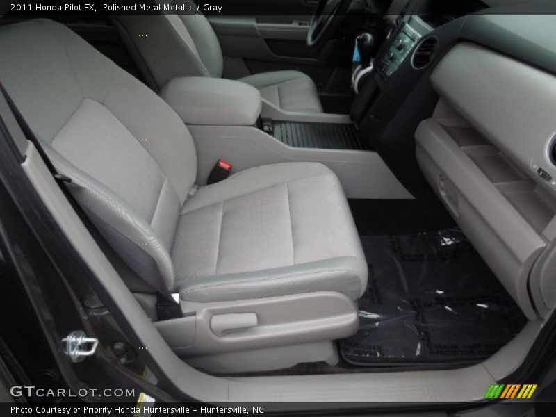 Polished Metal Metallic / Gray 2011 Honda Pilot EX