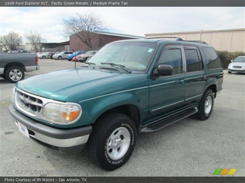 Pacific Green Metallic / Medium Prairie Tan 1998 Ford Explorer XLT