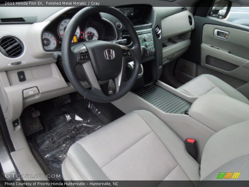 Polished Metal Metallic / Gray 2011 Honda Pilot EX
