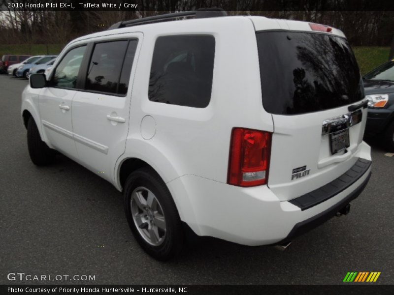 Taffeta White / Gray 2010 Honda Pilot EX-L