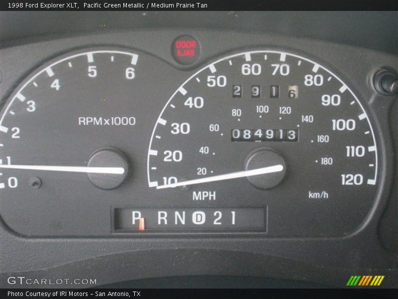 Pacific Green Metallic / Medium Prairie Tan 1998 Ford Explorer XLT