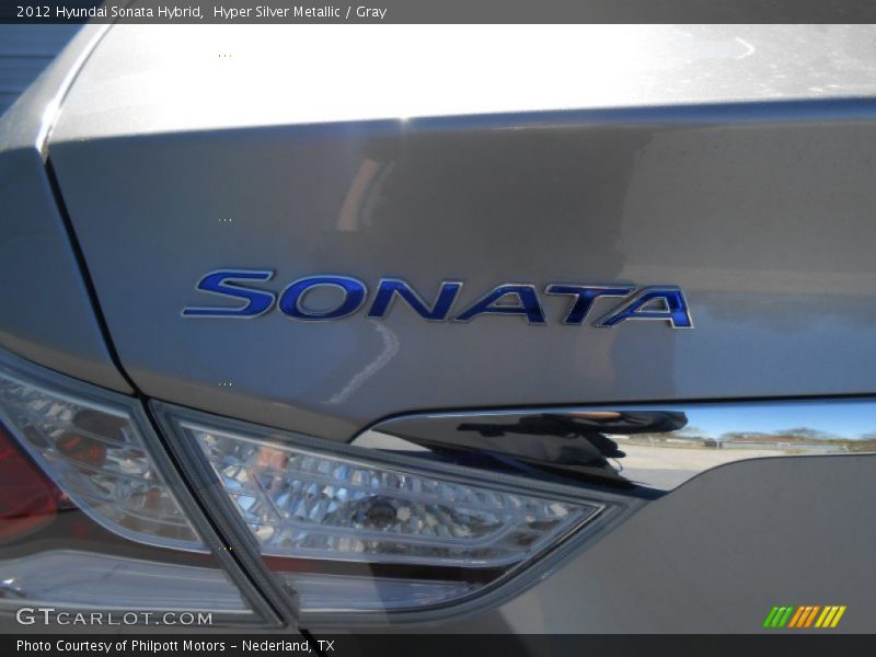 Hyper Silver Metallic / Gray 2012 Hyundai Sonata Hybrid