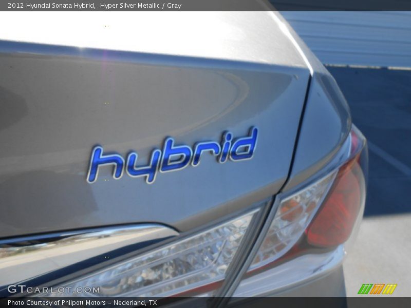 Hyper Silver Metallic / Gray 2012 Hyundai Sonata Hybrid