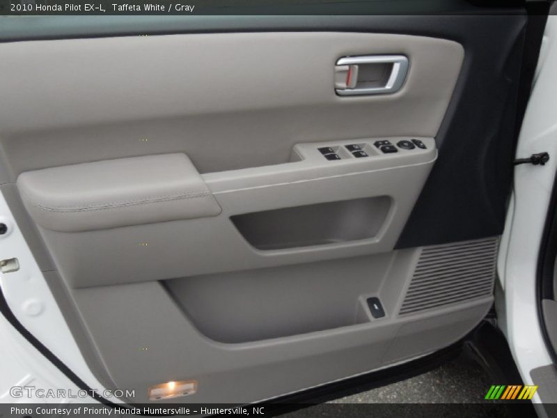 Taffeta White / Gray 2010 Honda Pilot EX-L