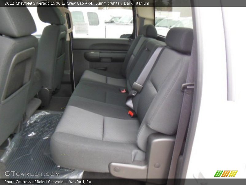 Summit White / Dark Titanium 2012 Chevrolet Silverado 1500 LS Crew Cab 4x4