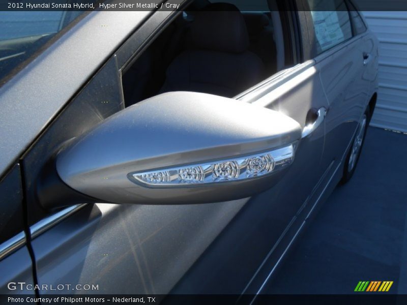 Hyper Silver Metallic / Gray 2012 Hyundai Sonata Hybrid