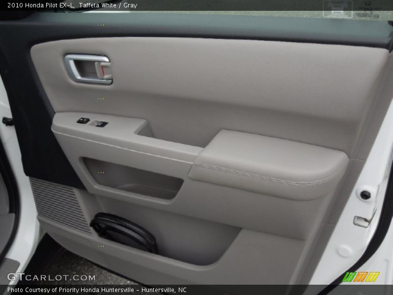 Taffeta White / Gray 2010 Honda Pilot EX-L