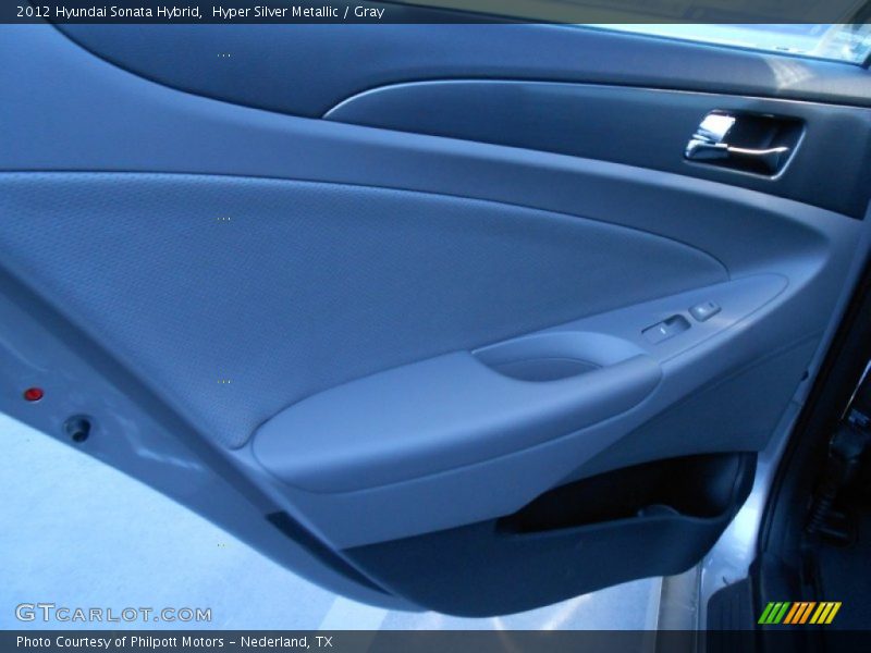 Hyper Silver Metallic / Gray 2012 Hyundai Sonata Hybrid