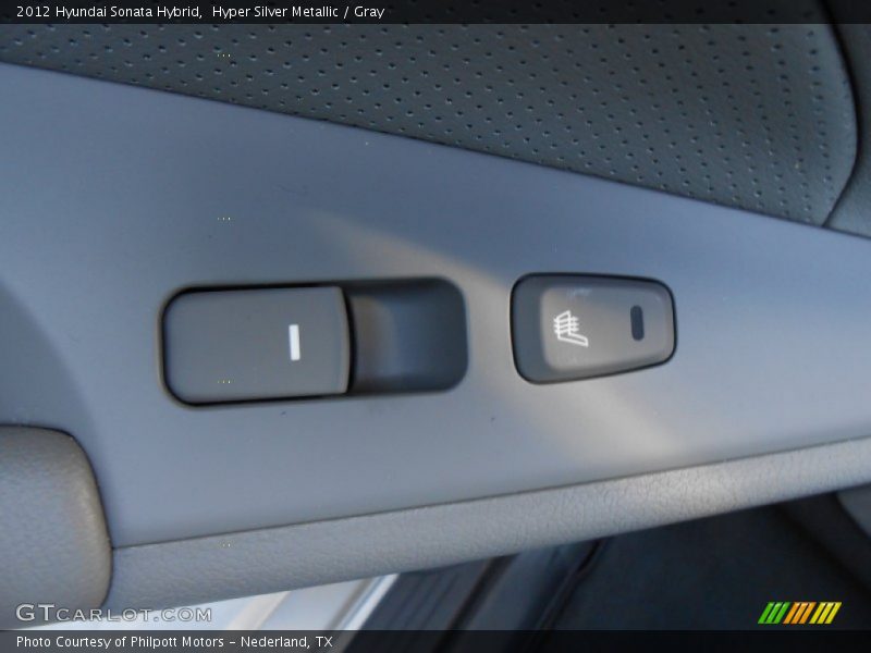 Hyper Silver Metallic / Gray 2012 Hyundai Sonata Hybrid