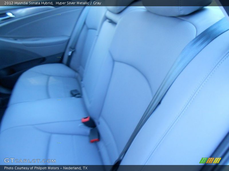 Hyper Silver Metallic / Gray 2012 Hyundai Sonata Hybrid