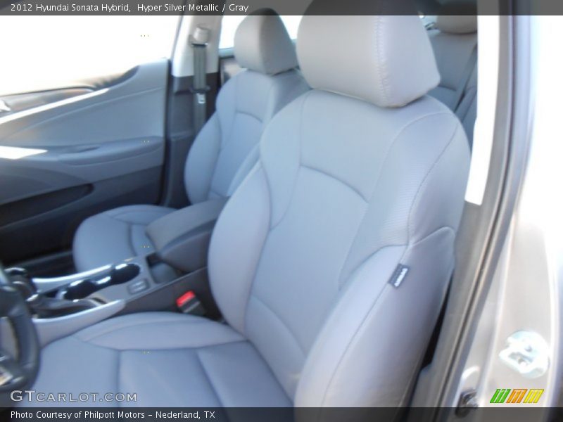 Hyper Silver Metallic / Gray 2012 Hyundai Sonata Hybrid