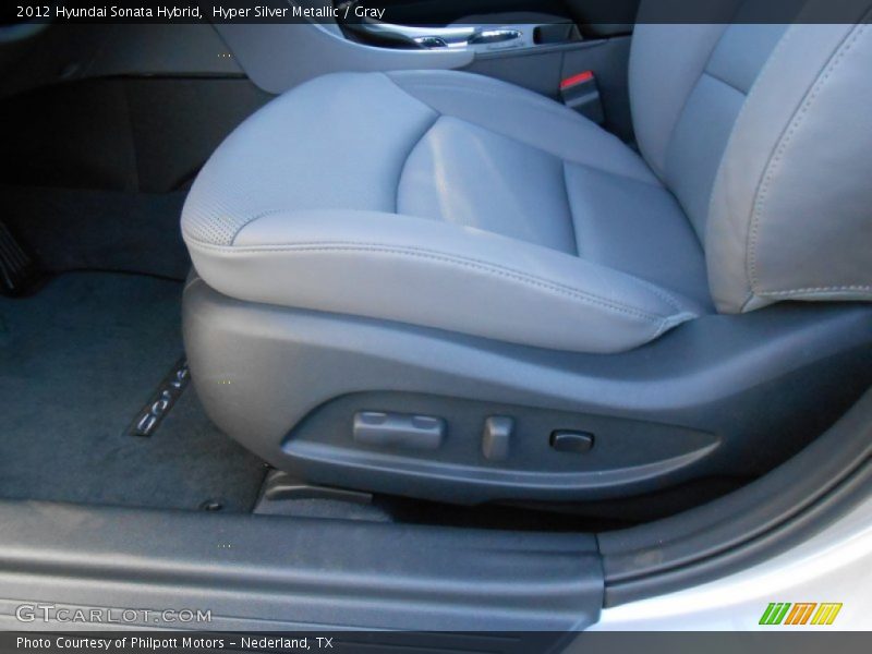 Hyper Silver Metallic / Gray 2012 Hyundai Sonata Hybrid