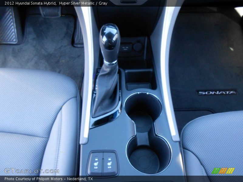 Hyper Silver Metallic / Gray 2012 Hyundai Sonata Hybrid