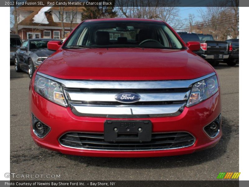 Red Candy Metallic / Charcoal Black 2012 Ford Fusion SEL