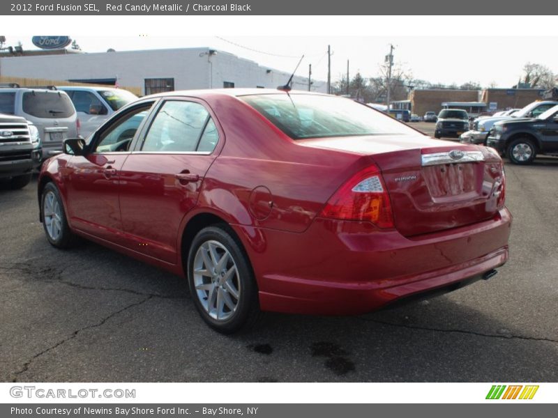 Red Candy Metallic / Charcoal Black 2012 Ford Fusion SEL
