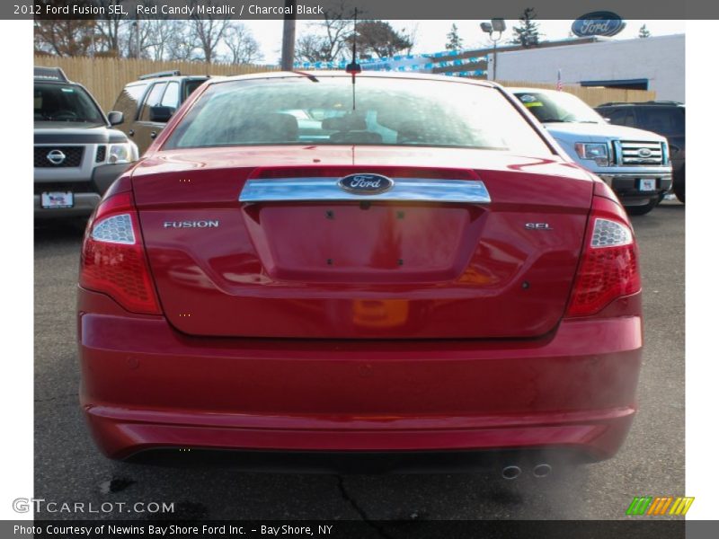 Red Candy Metallic / Charcoal Black 2012 Ford Fusion SEL