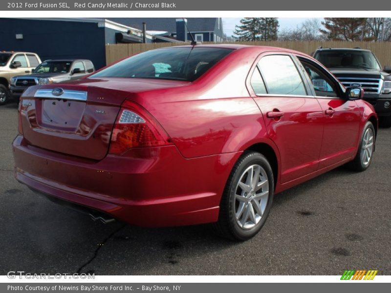 Red Candy Metallic / Charcoal Black 2012 Ford Fusion SEL