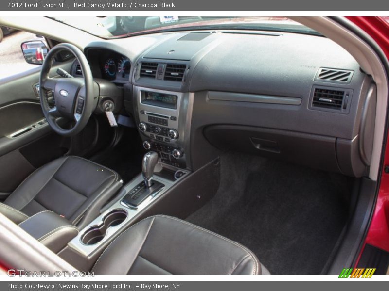 Red Candy Metallic / Charcoal Black 2012 Ford Fusion SEL