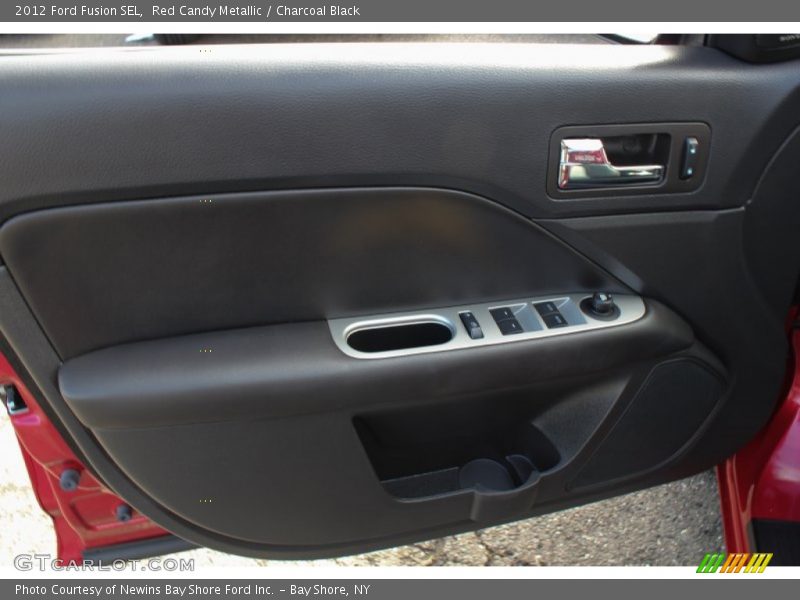 Red Candy Metallic / Charcoal Black 2012 Ford Fusion SEL