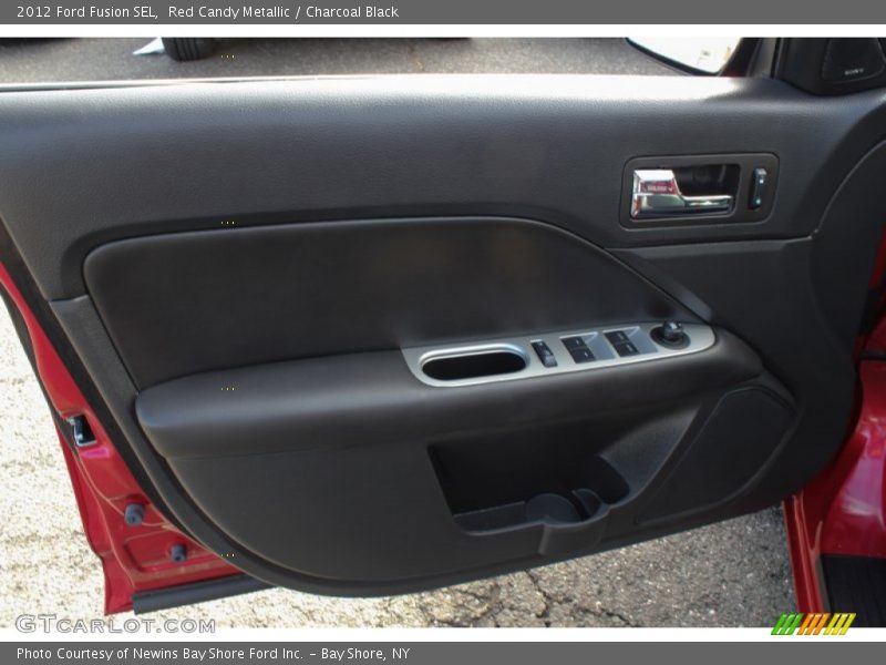 Red Candy Metallic / Charcoal Black 2012 Ford Fusion SEL
