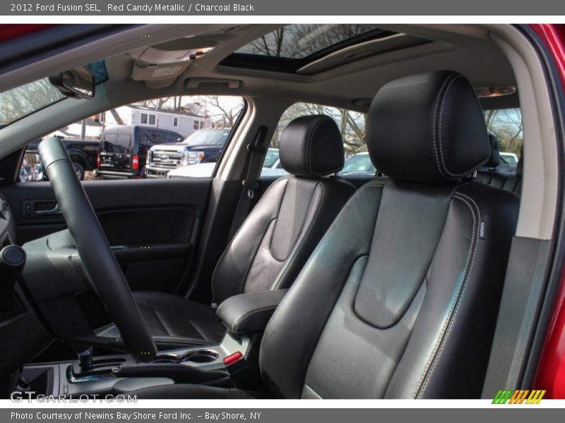 Red Candy Metallic / Charcoal Black 2012 Ford Fusion SEL