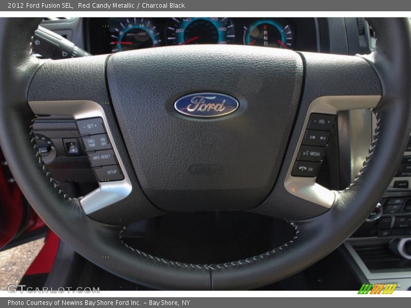 Red Candy Metallic / Charcoal Black 2012 Ford Fusion SEL