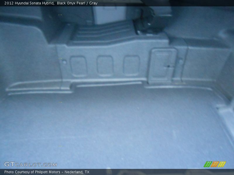 Black Onyx Pearl / Gray 2012 Hyundai Sonata Hybrid