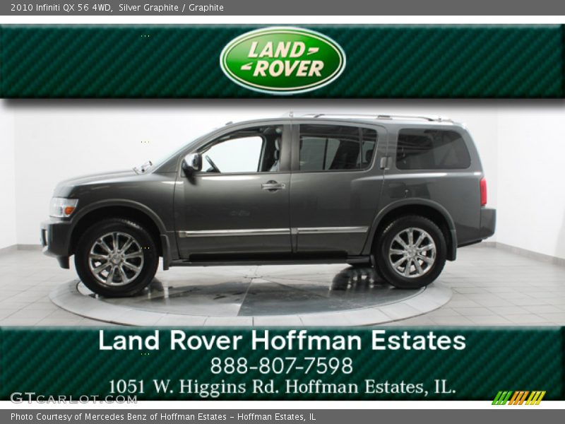 Silver Graphite / Graphite 2010 Infiniti QX 56 4WD