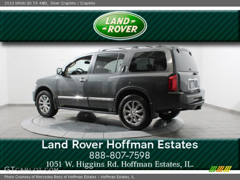 Silver Graphite / Graphite 2010 Infiniti QX 56 4WD