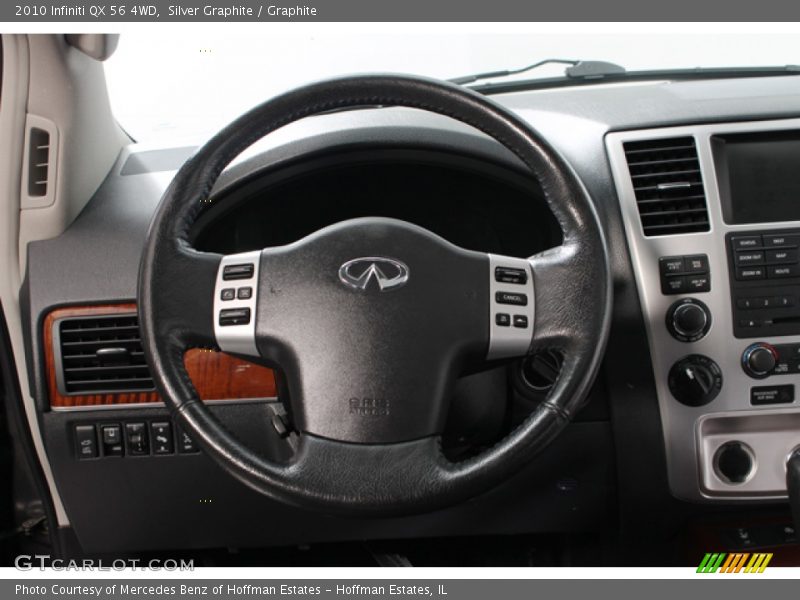 Silver Graphite / Graphite 2010 Infiniti QX 56 4WD