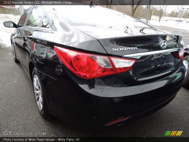 Midnight Black / Gray 2012 Hyundai Sonata GLS