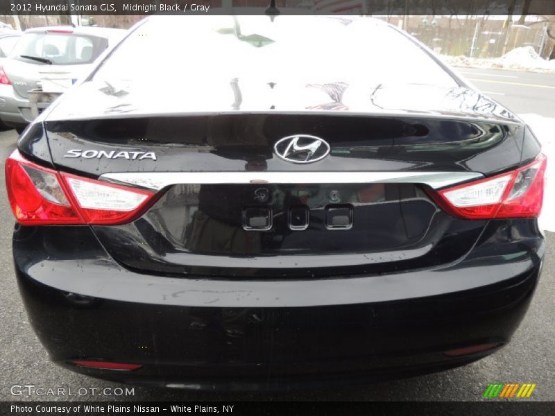 Midnight Black / Gray 2012 Hyundai Sonata GLS