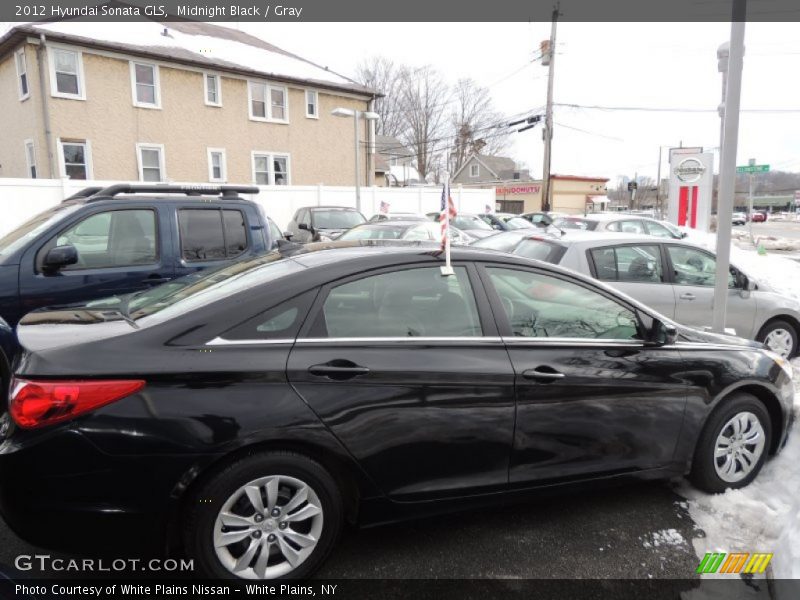 Midnight Black / Gray 2012 Hyundai Sonata GLS