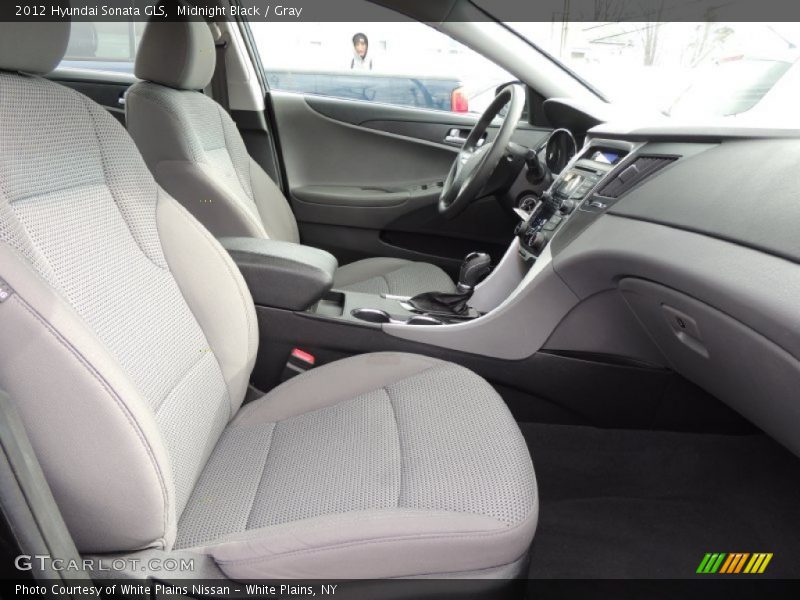 Midnight Black / Gray 2012 Hyundai Sonata GLS