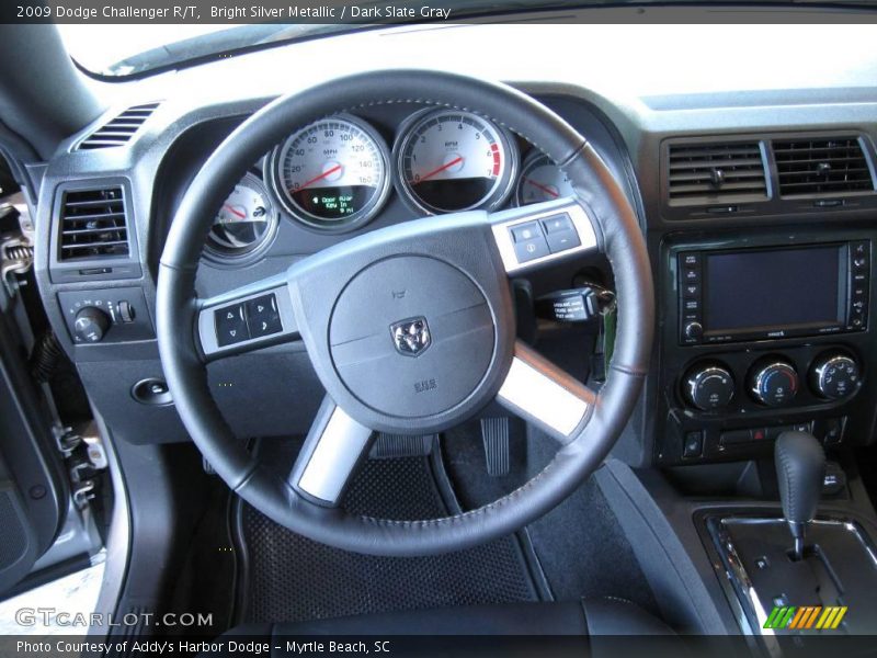 Bright Silver Metallic / Dark Slate Gray 2009 Dodge Challenger R/T