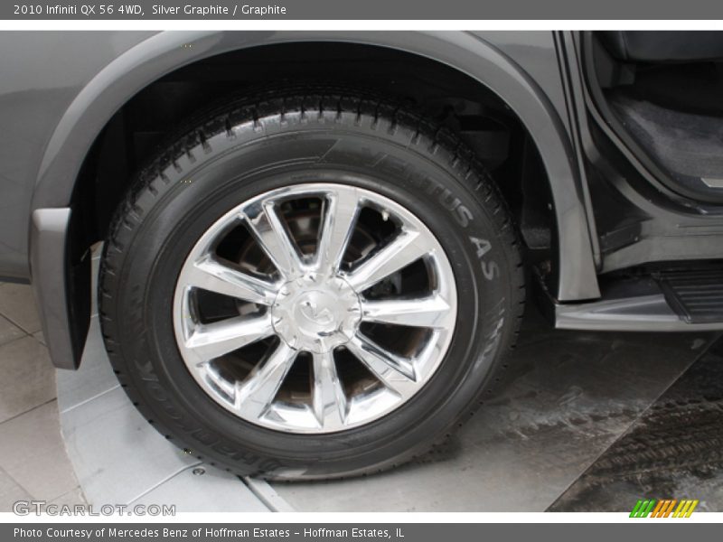 Silver Graphite / Graphite 2010 Infiniti QX 56 4WD