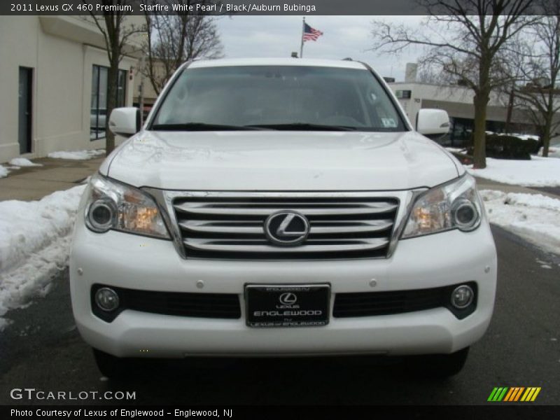 Starfire White Pearl / Black/Auburn Bubinga 2011 Lexus GX 460 Premium