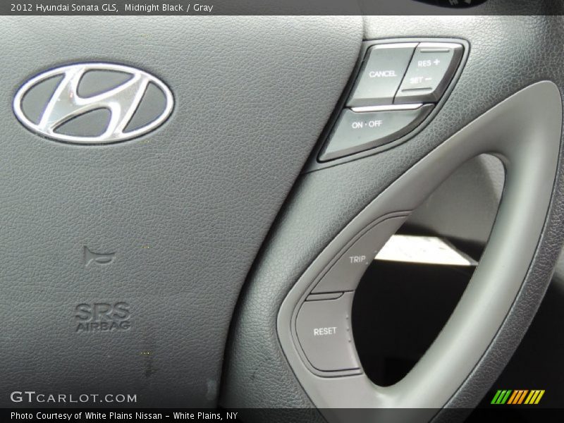 Midnight Black / Gray 2012 Hyundai Sonata GLS