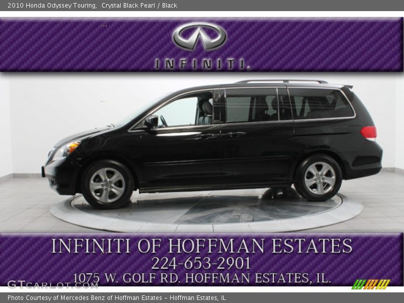 Crystal Black Pearl / Black 2010 Honda Odyssey Touring