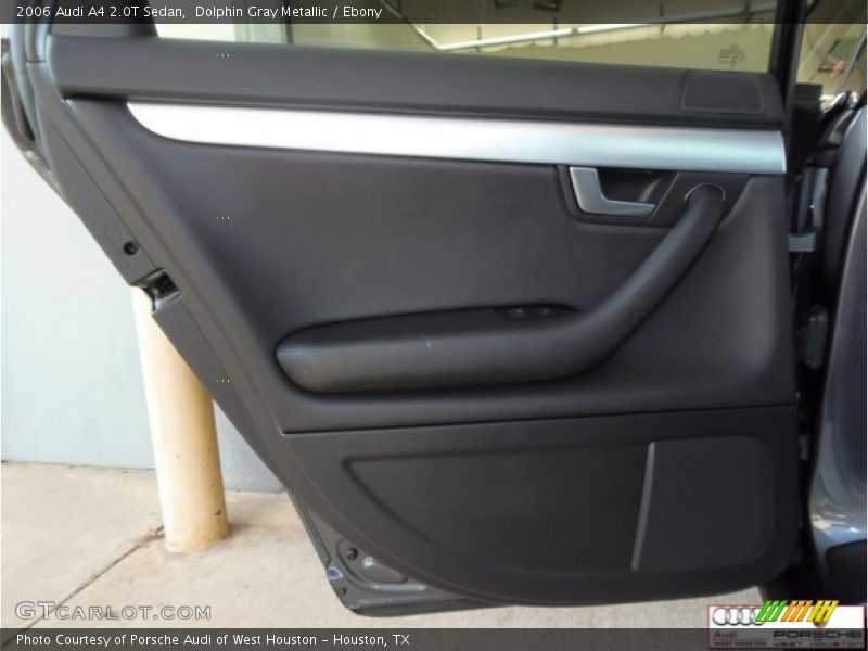 Dolphin Gray Metallic / Ebony 2006 Audi A4 2.0T Sedan