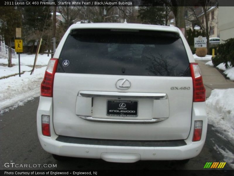 Starfire White Pearl / Black/Auburn Bubinga 2011 Lexus GX 460 Premium