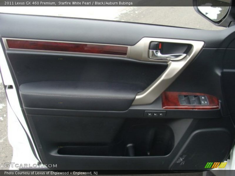 Starfire White Pearl / Black/Auburn Bubinga 2011 Lexus GX 460 Premium