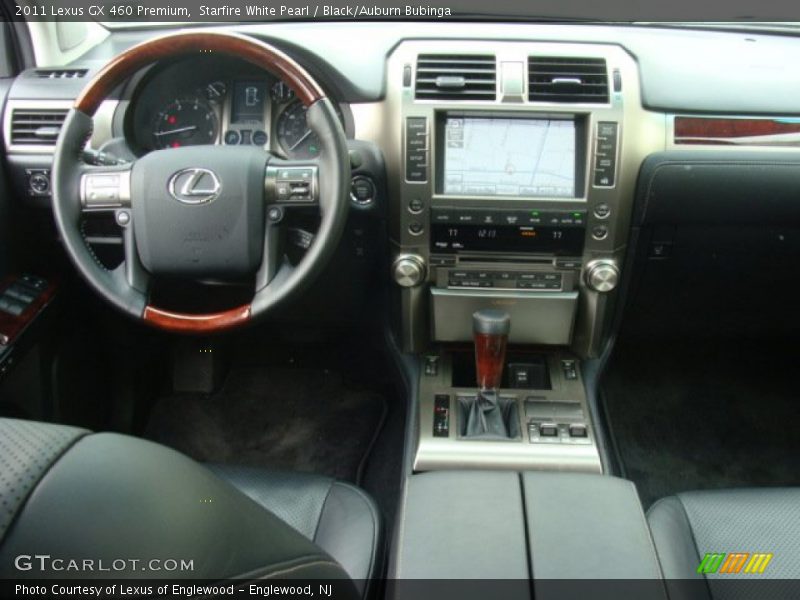 Starfire White Pearl / Black/Auburn Bubinga 2011 Lexus GX 460 Premium