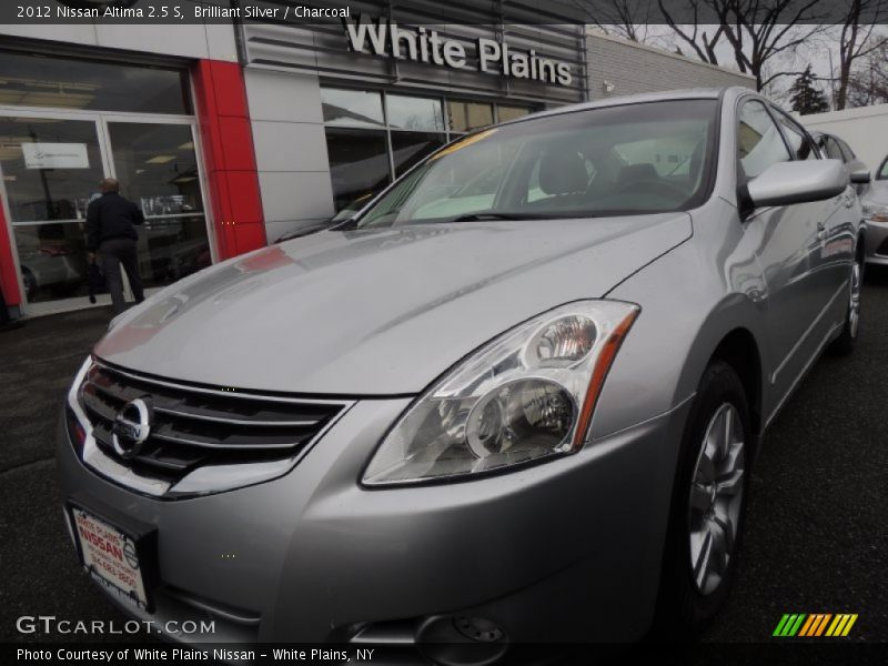 Brilliant Silver / Charcoal 2012 Nissan Altima 2.5 S