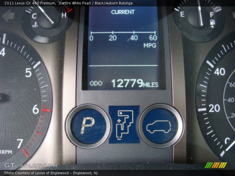 Starfire White Pearl / Black/Auburn Bubinga 2011 Lexus GX 460 Premium