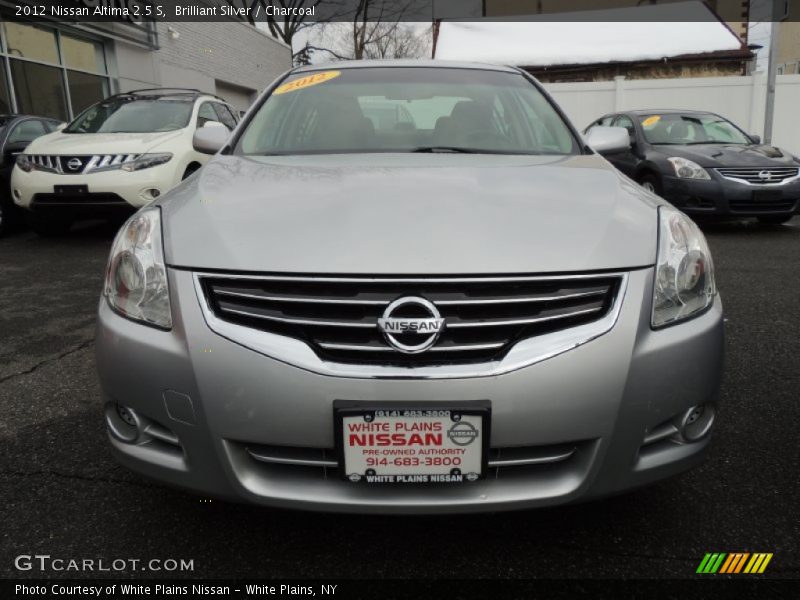 Brilliant Silver / Charcoal 2012 Nissan Altima 2.5 S