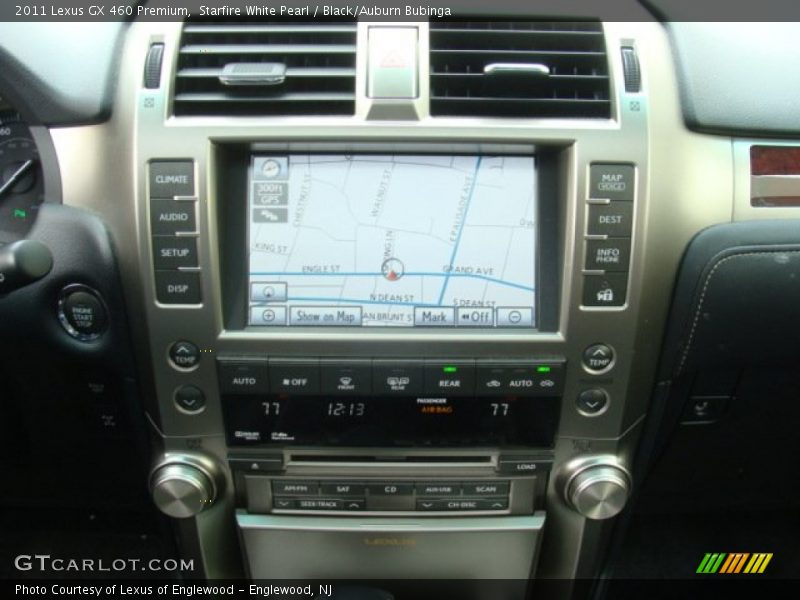 Starfire White Pearl / Black/Auburn Bubinga 2011 Lexus GX 460 Premium